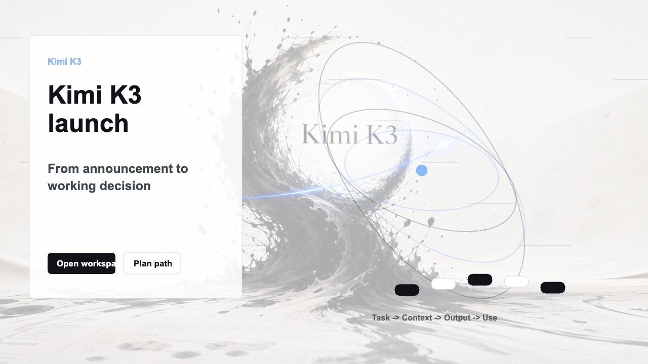 Kimi K3 AI — Next-Generation Kimi 3 Assistant visual map
